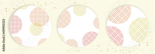 Fototapeta 和柄のパターン