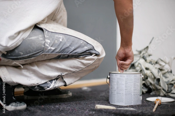 Obraz Maler bei der Arbeit