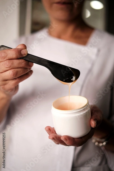 Obraz Jar with cream