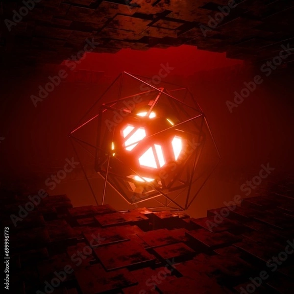 Fototapeta abstract light background , 3d render