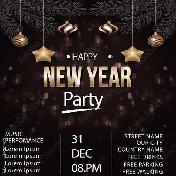 Obraz NEW YEAR PARTY 