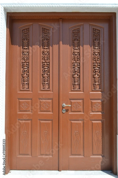 Obraz Wooden door