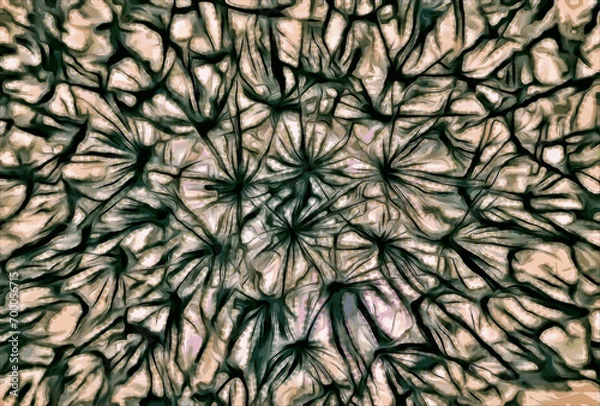 Obraz Ilustration resembling brain neurons