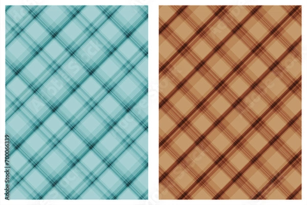 Fototapeta set of patterns