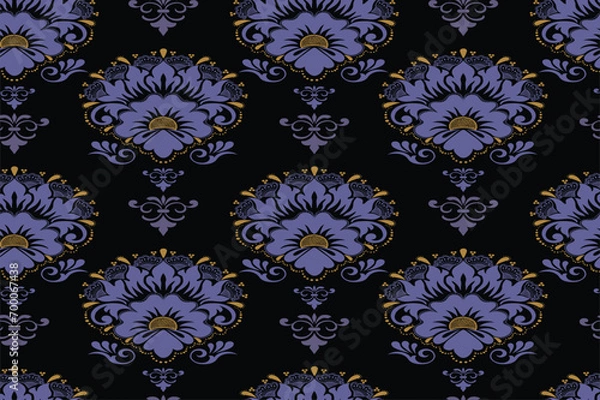 Fototapeta seamless floral background