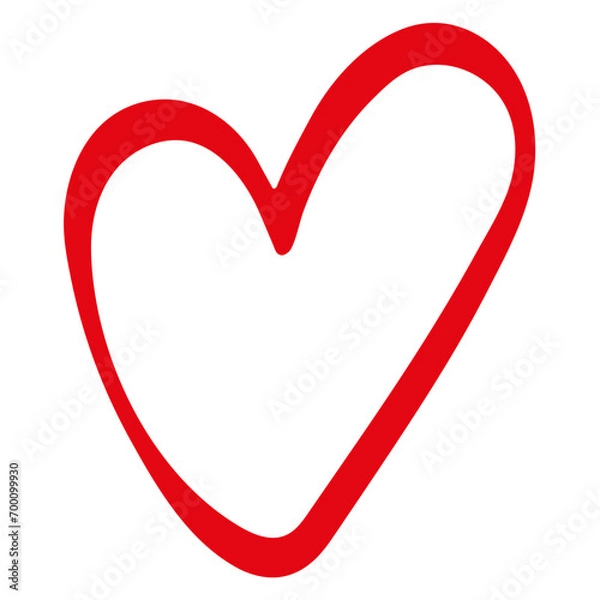 Obraz Hand Drawn Heart Shape