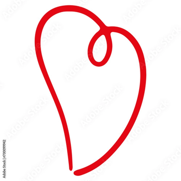 Obraz Hand Drawn Heart Shape