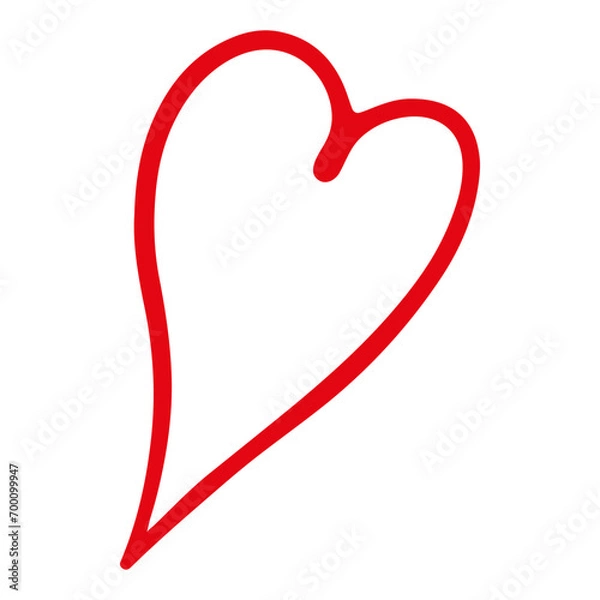 Obraz Hand Drawn Heart Shape