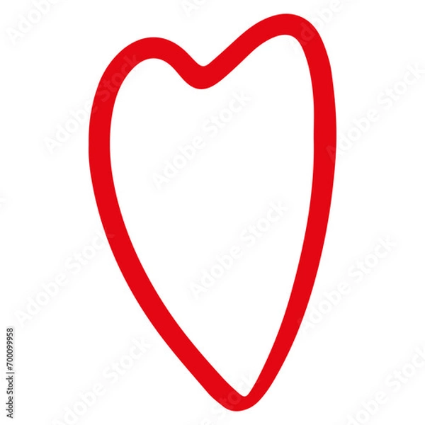 Obraz Hand Drawn Heart Shape