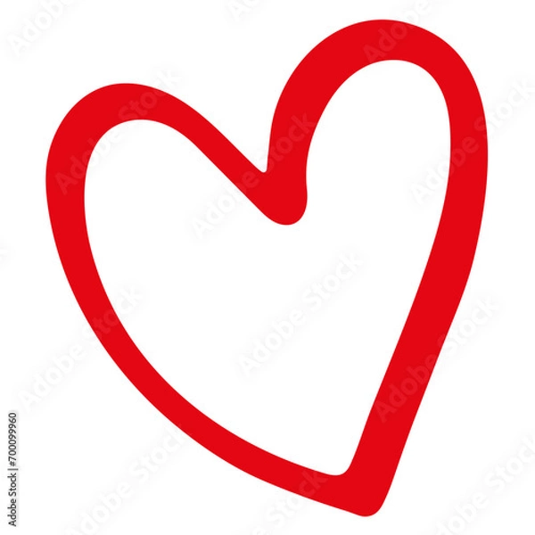 Obraz Hand Drawn Heart Shape