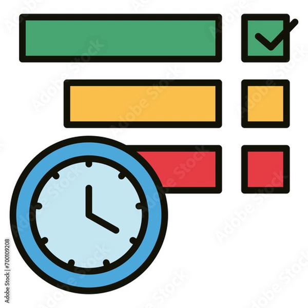 Fototapeta Prioritization Icon Element For Design