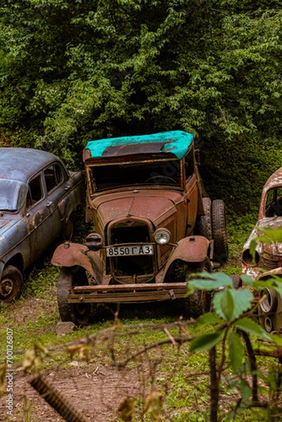 Obraz old rusty truck