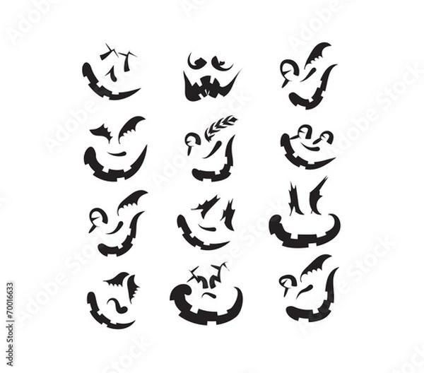 Obraz ghost faces, pumpkin faces