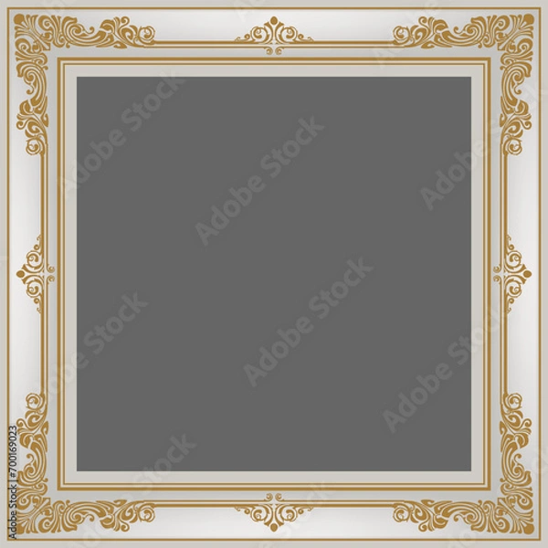 Obraz Vector golden frame