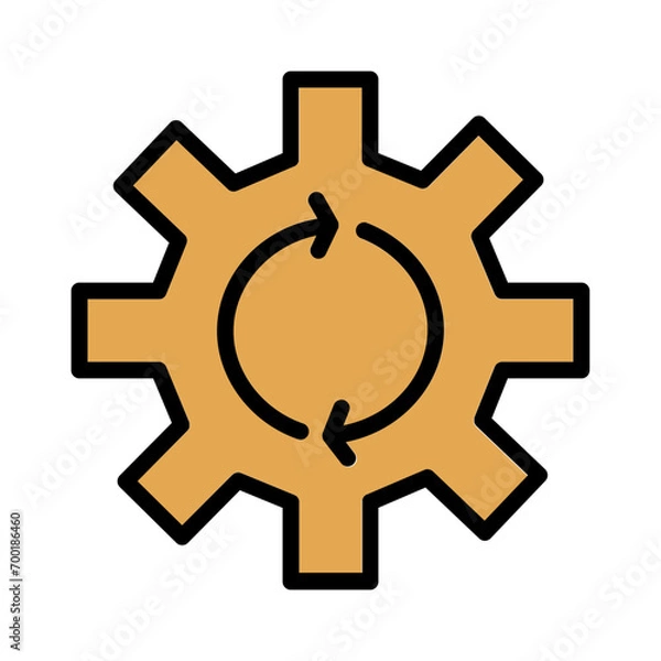 Obraz Automatic Machines Tools Filled Outline Icon