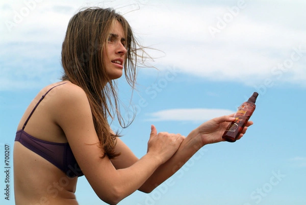 Fototapeta attention au soleil