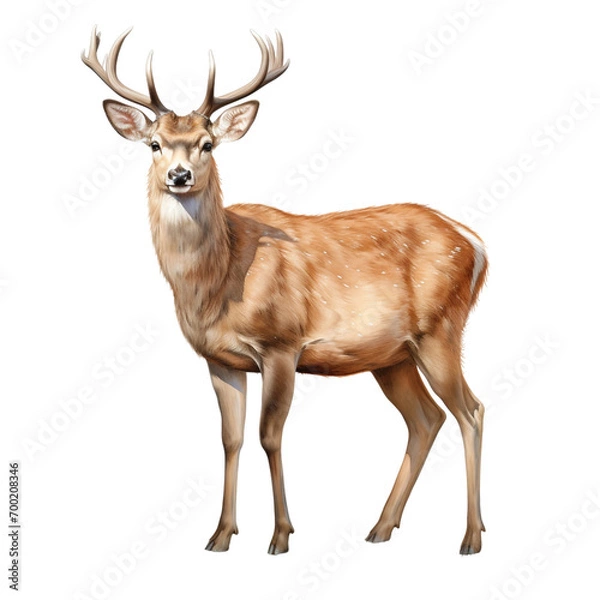 Obraz deer isolated on white background