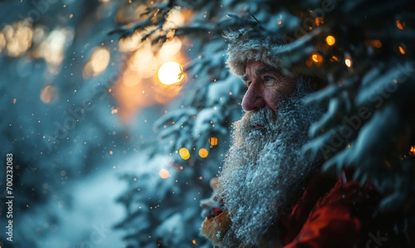 Obraz Portrait vom Weihnachtsmann