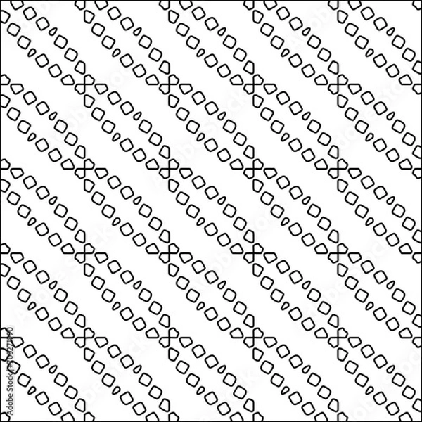 Obraz Abstract shapes.Abstract patterns from lines.White wallpaper. Vector graphics for design, textile, decoration, cover, wallpaper, web background, wrapping paper, fabric, packaging.Repeating pattern.