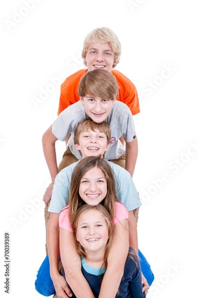 Obraz Nastolatki ułożone