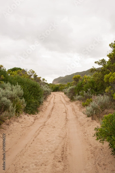 Fototapeta 4x4 sandy trackv