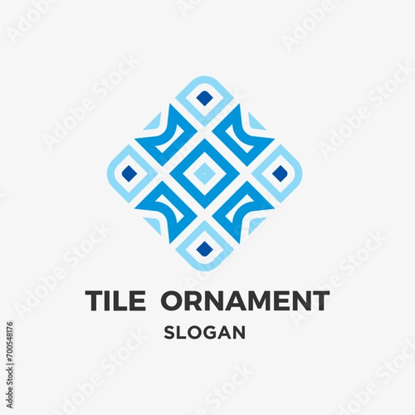Fototapeta Tile ornament vector design