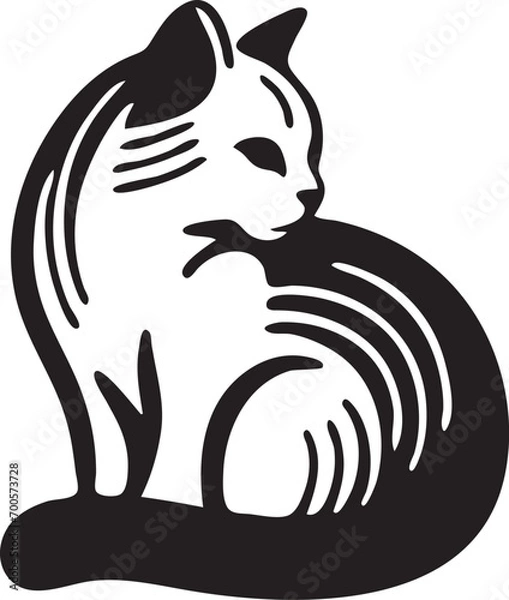 Obraz Elegant Feline Form