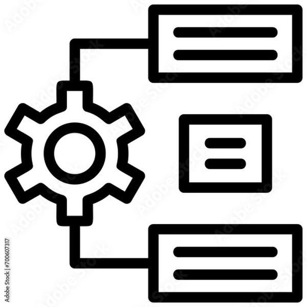 Fototapeta Natural Language Processing Icon