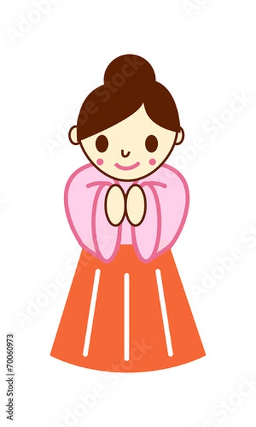 Obraz チマチョゴリ イラスト