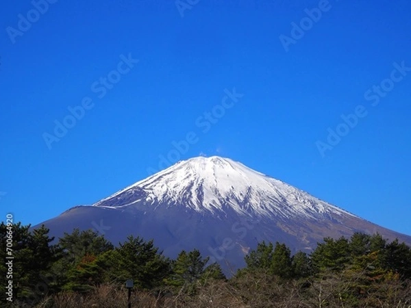Fototapeta 富士山のアップ