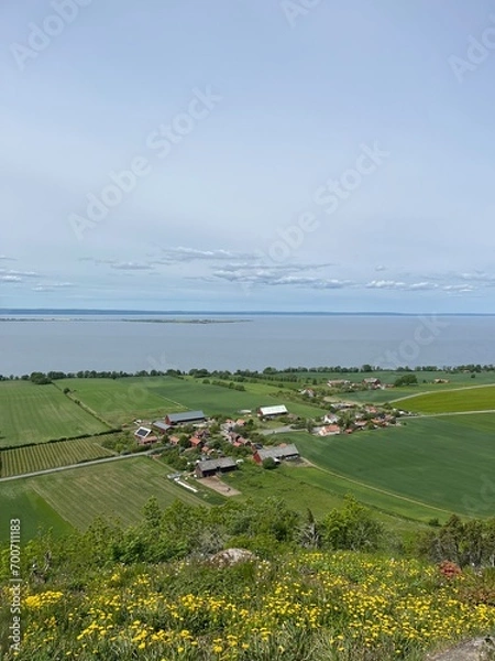 Obraz landscape with river