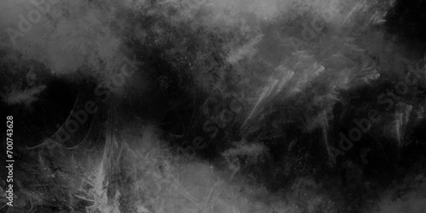 Fototapeta  Smoke and powder overlay on black background with smoky effect for photos and artworks. Real smoke hi-res texture for designers.