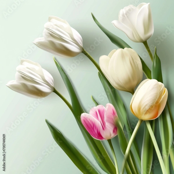 Fototapeta 8 march poster template with large copy space for text