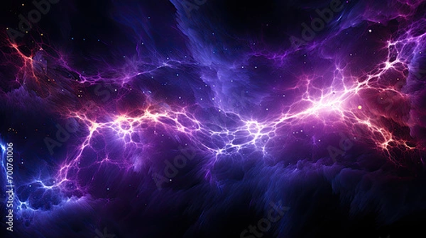 Obraz nebula lightning