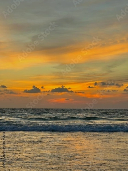 Obraz sunset over the sea