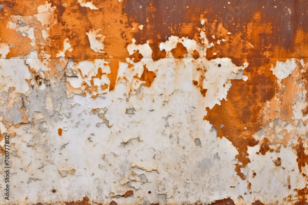 Fototapeta Rough old rusted metal texture