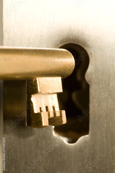 Fototapeta Key in the keyhole