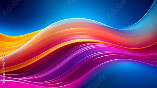 Fototapeta Digital technology abstract graphic poster web page PPT background, technology background