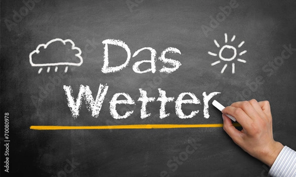 Obraz Das Wetter