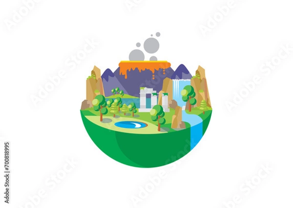 Obraz Temple around the world