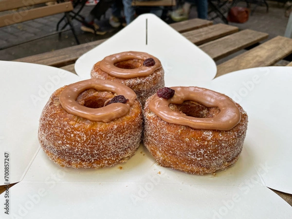 Fototapeta croissant donuts
