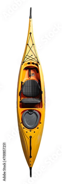 Obraz Kayak, transparent background, isolated image, generative AI