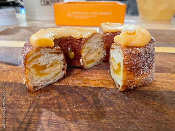 Fototapeta croissant donuts