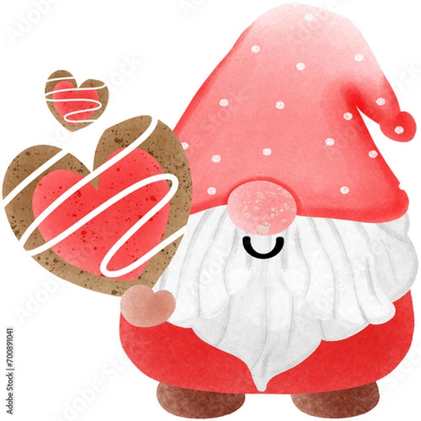 Obraz Valentines Day gnome