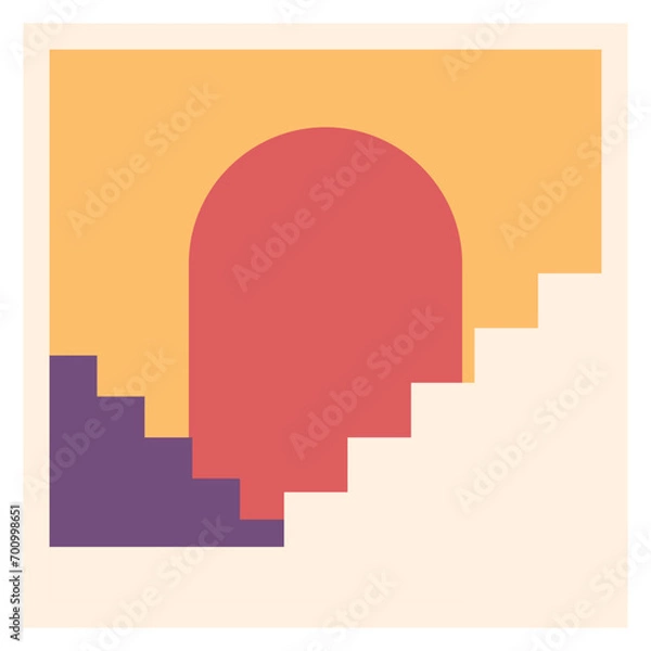 Obraz Modern Bauhaus Shape