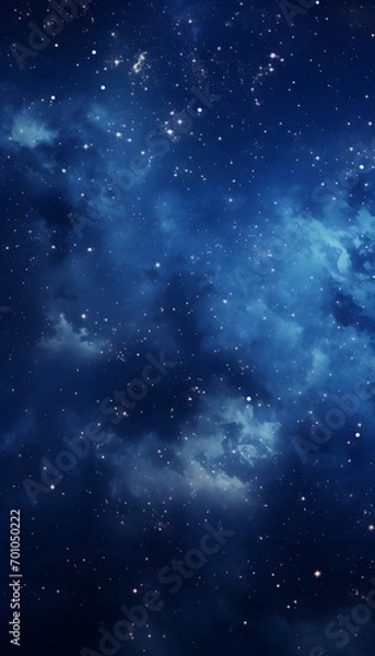 Fototapeta Blue Galaxy Space