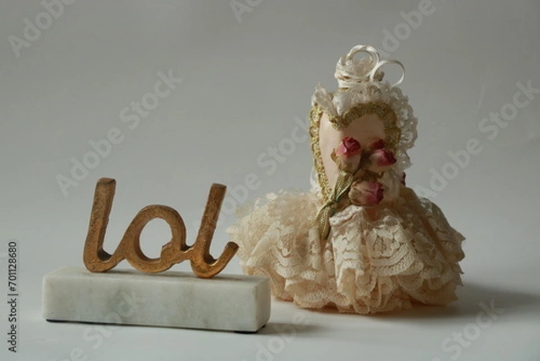 Obraz antique perfume bottle