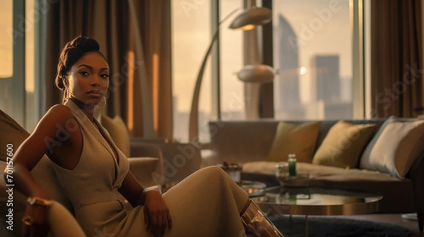 Obraz Wealthy black woman