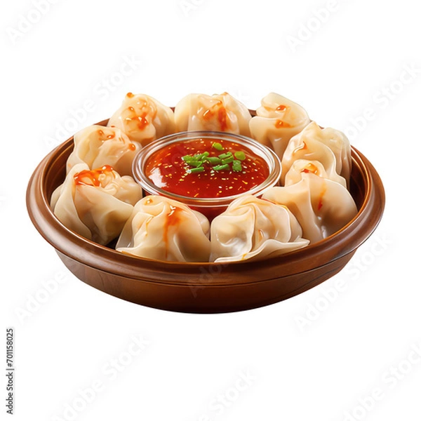 Obraz dimsum with delicious sauce