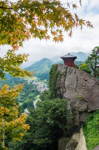 Fototapeta 山寺　納経堂